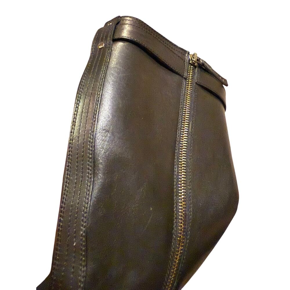 Prada Black Leather Moto Riding Boots – Women’s Size 38 (US 7.5) - Picture 13 of 13